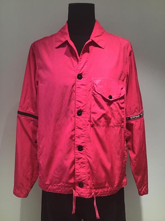  스톤 아일랜드 자켓 7615429E1 V0087 Fuchsia