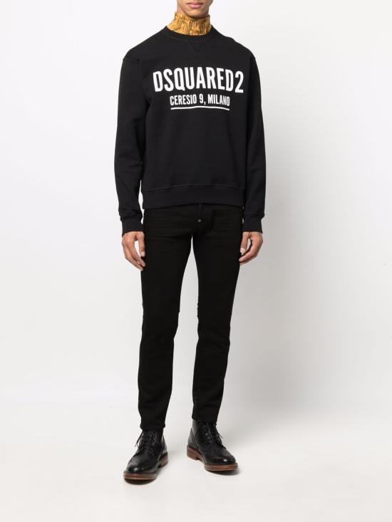  디스퀘어드2 긴팔 티셔츠 S71GU0448S25516 900 black - DSQUARED2