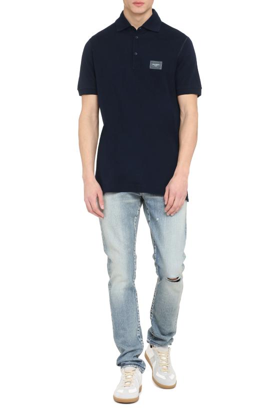  돌체앤가바나 폴로 티셔츠 G8KK1TFU7EN B0665 blue - DOLCE & GABBANA