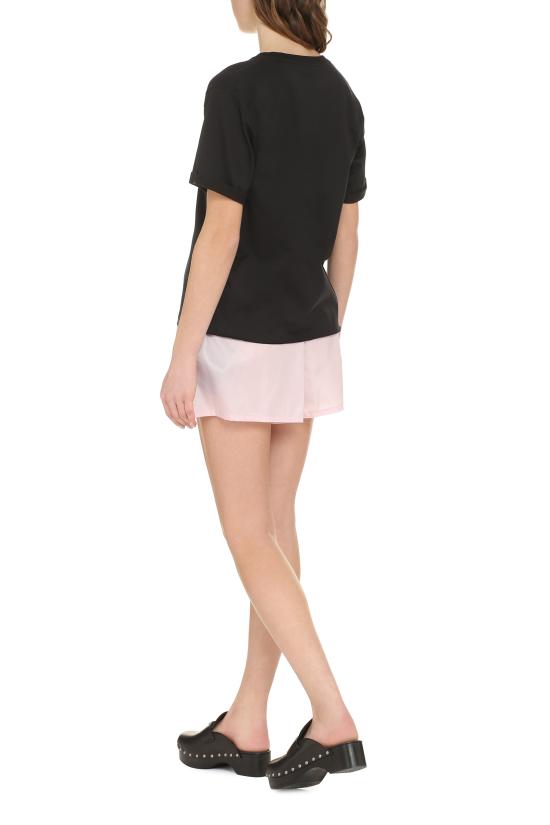 25SS 생로랑 보이프렌드 핏 숏슬리브 티셔츠 460876YB2DQ 1000 black - SAINT LAURENT