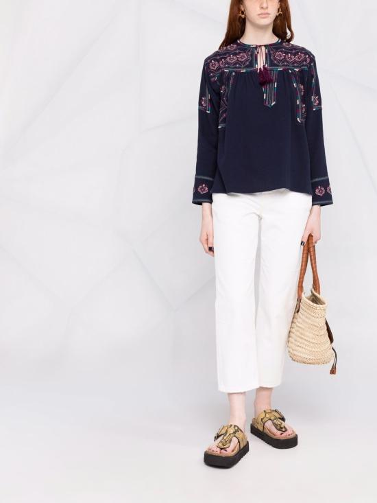  이자벨마랑에뚜왈 긴팔 티셔츠 22PHT223122P041E30FN FADED NIGHT - ISABEL MARANT ETOILE