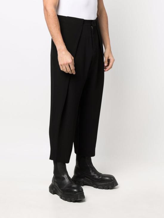  발망 스트레이트 팬츠 XH1PN005VB000PA BLACK - BALMAIN