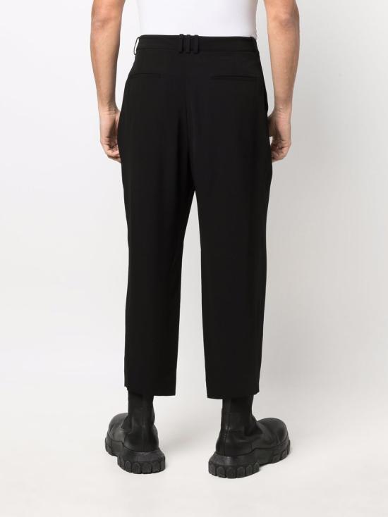 발망 스트레이트 팬츠 XH1PN005VB000PA BLACK - BALMAIN