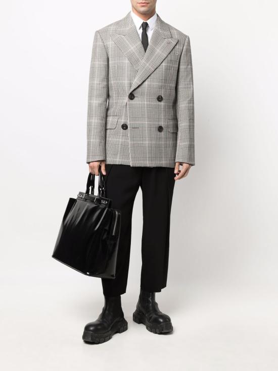  발망 스트레이트 팬츠 XH1PN005VB000PA BLACK - BALMAIN