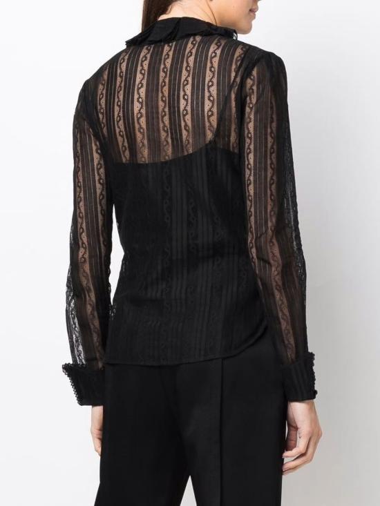  생로랑 셔츠 680716Y4E021000 NOIR - SAINT LAURENT