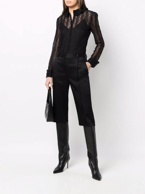  생로랑 셔츠 680716Y4E021000 NOIR - SAINT LAURENT