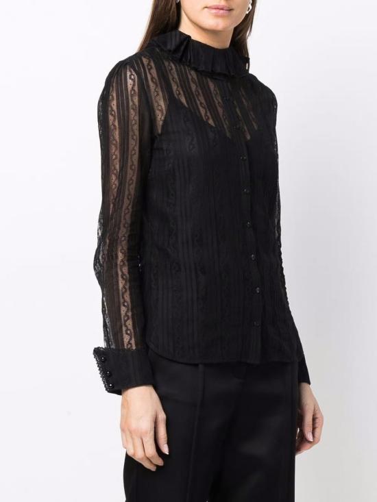  생로랑 셔츠 680716Y4E021000 NOIR - SAINT LAURENT