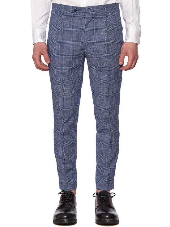  다니엘알렉산드리니 스트레이트 팬츠 DP4073N10324200 BLUE - DANIELE ALESSANDRINI