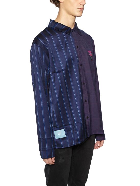  데일리 페이퍼 후드 티셔츠 Y19FSH0101 BLUE - DAILY PAPER