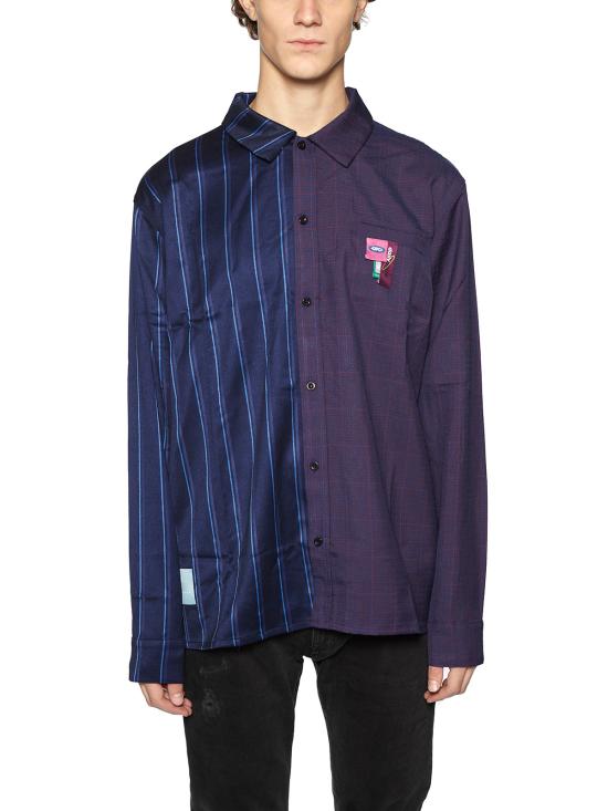  데일리 페이퍼 후드 티셔츠 Y19FSH0101 BLUE