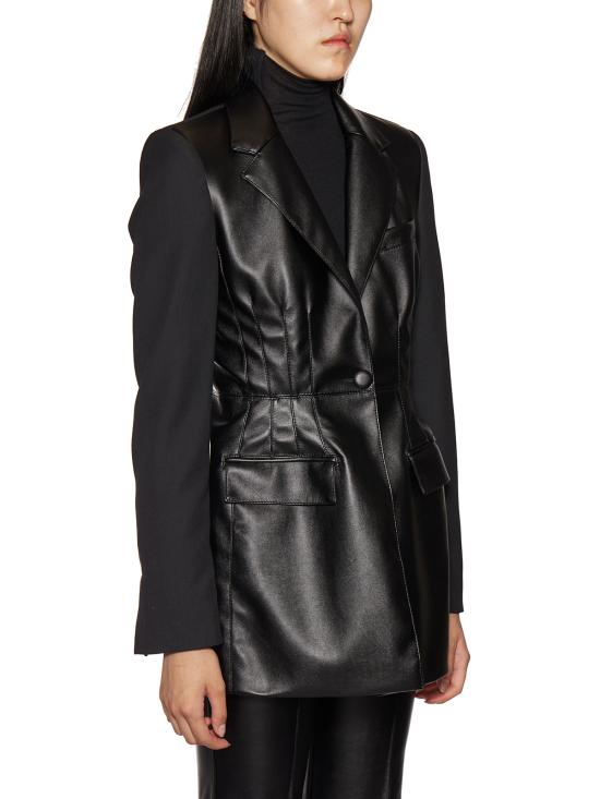  안드레아 야코브 가죽 자켓 C21WCOV06 BLACK - ANDREA YA'AQOV