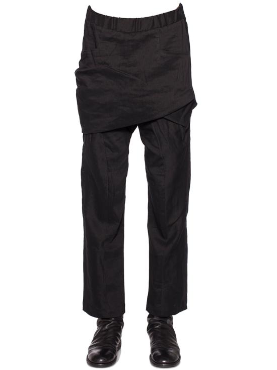  THAMANYAH 스트레이트 팬츠 WP002 BLACK - OTHER BRANDS