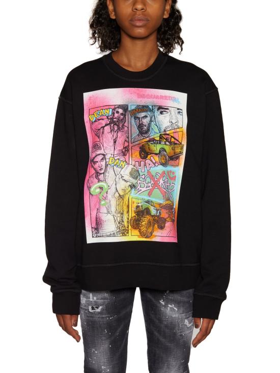  디스퀘어드2 스웨터 CS72GU0329S25042 BLACK