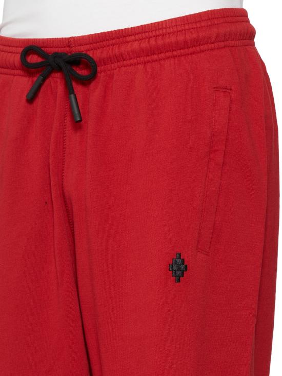  마르셀로 불론 스트레이트 팬츠 CCMCH024F21FLE0012710 RED - MARCELO BURLON