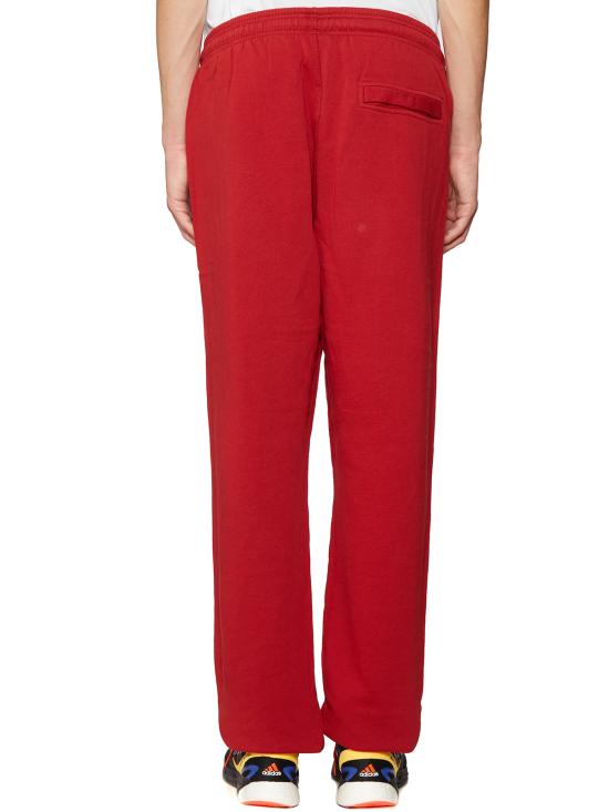  마르셀로 불론 스트레이트 팬츠 CCMCH024F21FLE0012710 RED - MARCELO BURLON