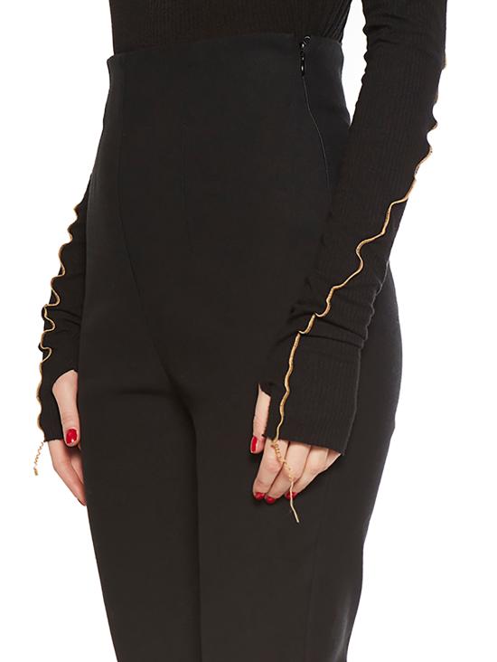  노스트라싼티시마 스트레이트 팬츠 Y1BWOMP18 BLACK - NOSTRASANTISSIMA