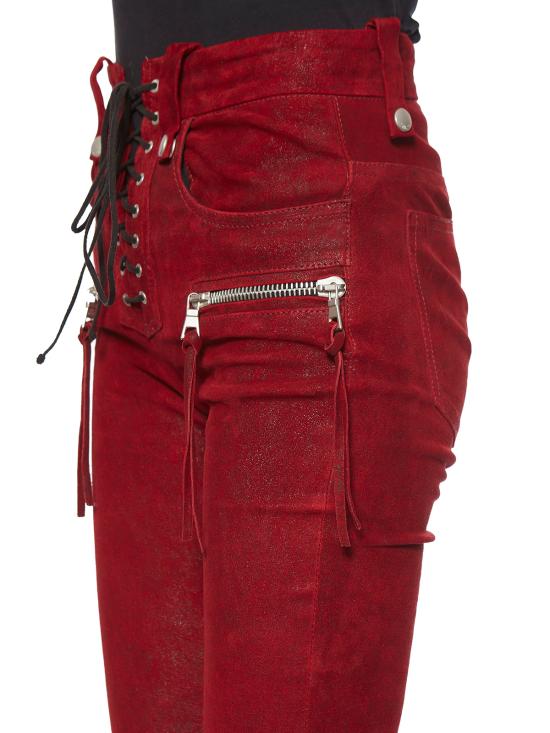  벤 타베르니티 언라벨 스트레이트 팬츠 YUWJB002E193130011900 RED - BEN TAVERNITI UNRAVEL