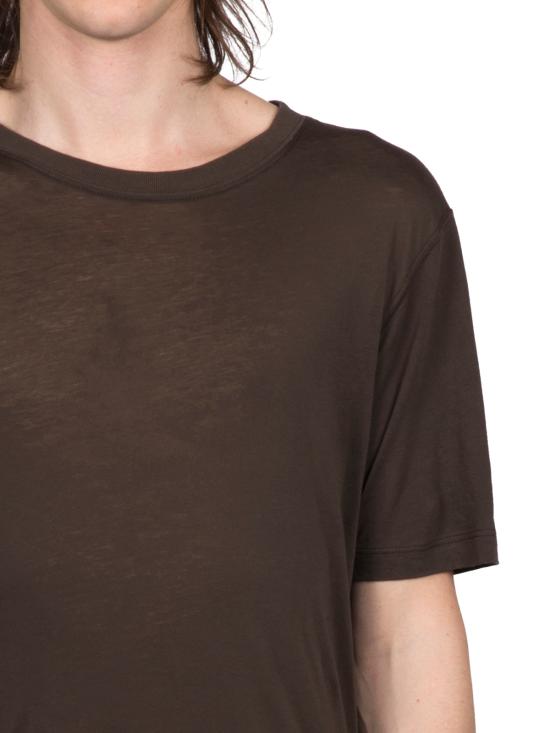  벤 타베르니티 언라벨 반팔 티셔츠 QAA0041260025210 DARK BROWN - BEN TAVERNITI UNRAVEL