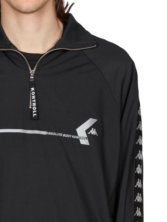  카파 집업 니트 QHAG0 BLACK - KAPPA