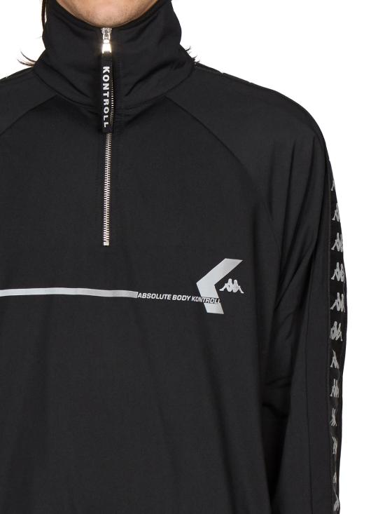  카파 집업 니트 QHAG0 BLACK - KAPPA