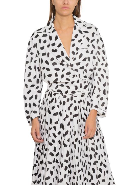  오프화이트 블라우스 JAD0429481349900 BLACK WHITE - OFF WHITE