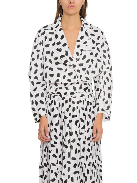  오프화이트 블라우스 JAD0429481349900 BLACK WHITE