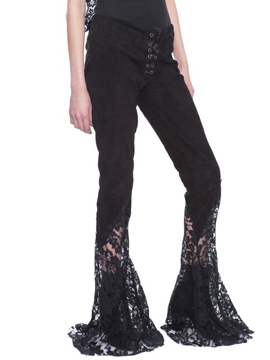  LE CUIR PERDU 스트레이트 팬츠 160125003 BLACK