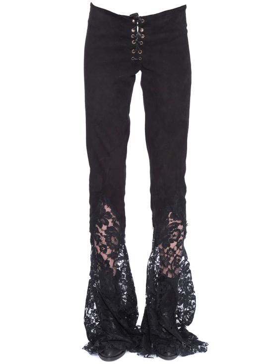  LE CUIR PERDU 스트레이트 팬츠 160125003 BLACK - OTHER BRANDS