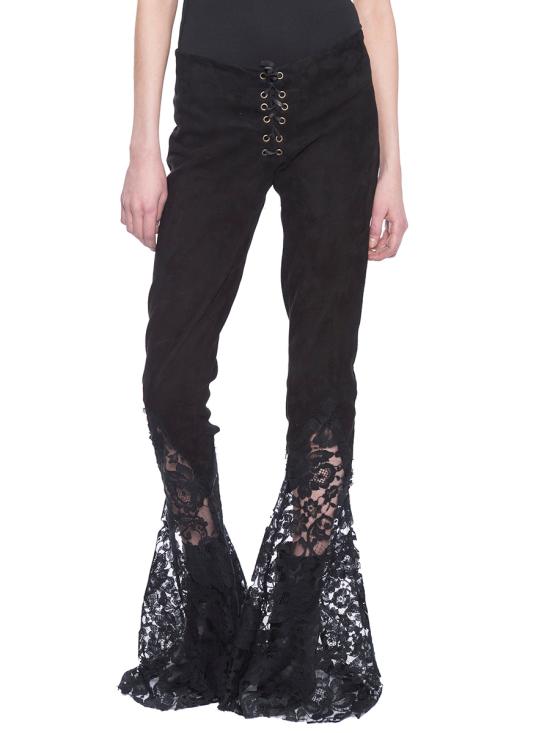  LE CUIR PERDU 스트레이트 팬츠 160125003 BLACK - OTHER BRANDS