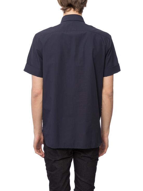  닐바렛 반팔 셔츠 BCM552A028S195 BLUE - NEIL BARRETT