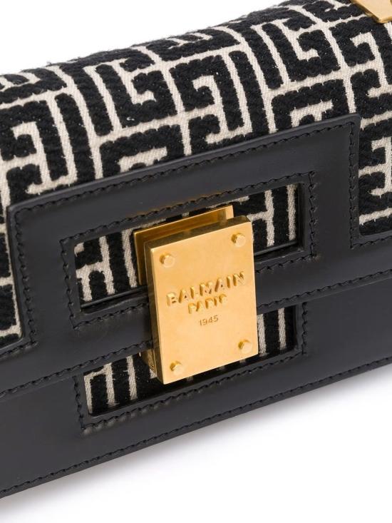  발망 토트백 WN1BJ605TJGHGFE IVORY BLACK - BALMAIN