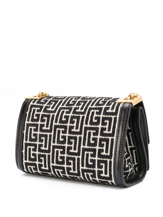  발망 토트백 WN1BJ605TJGHGFE IVORY BLACK - BALMAIN