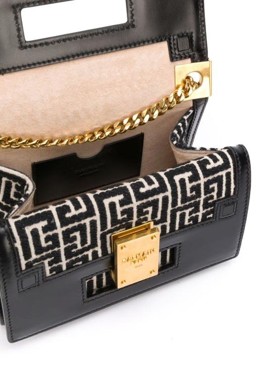  발망 토트백 WN1BJ605TJGHGFE IVORY BLACK - BALMAIN