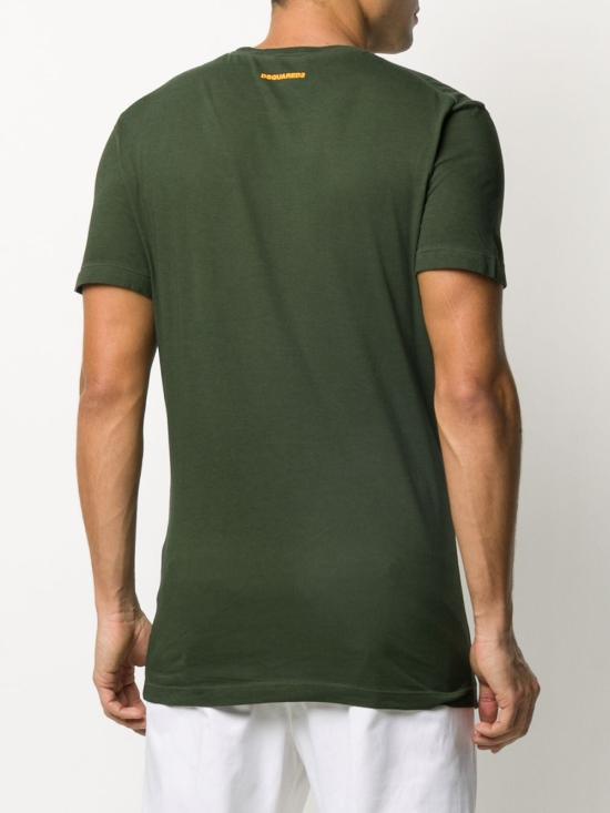  디스퀘어드2 반팔 티셔츠 S74GD0686S21600727 GREEN - DSQUARED2