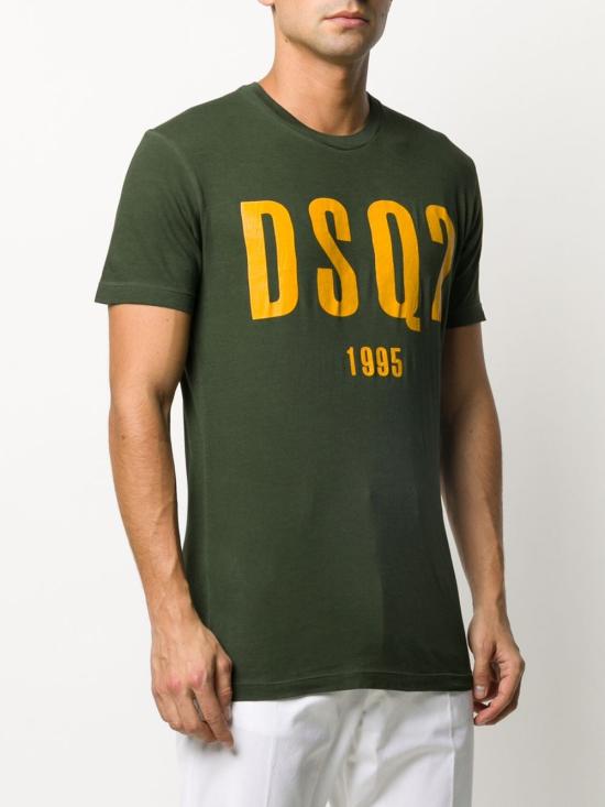  디스퀘어드2 반팔 티셔츠 S74GD0686S21600727 GREEN - DSQUARED2