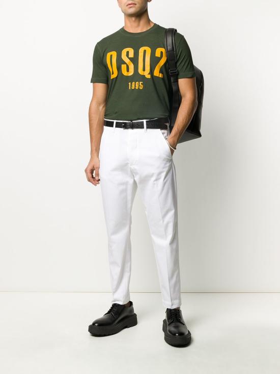  디스퀘어드2 반팔 티셔츠 S74GD0686S21600727 GREEN - DSQUARED2