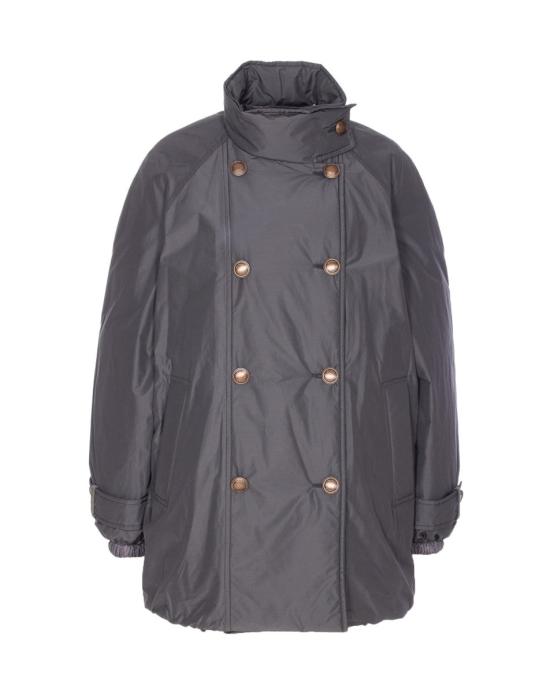 25FW 브루넬로 쿠치넬리 더블 브레스티드 패딩 코트  MG5017709C2126 GREY