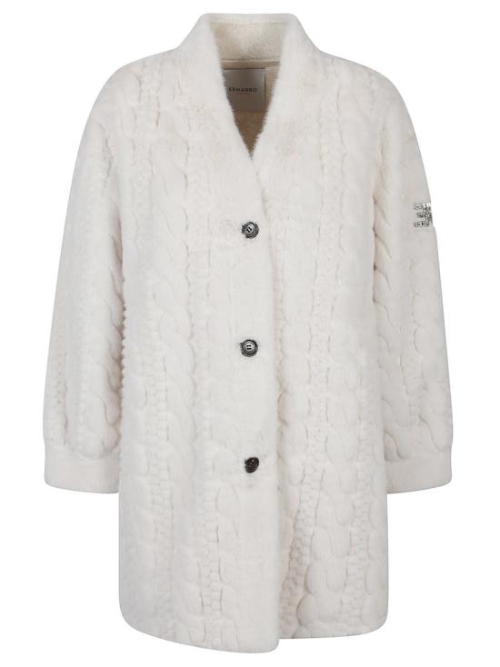 25FW 에르마노 피렌제 코트 D47ED028E93 WHITE