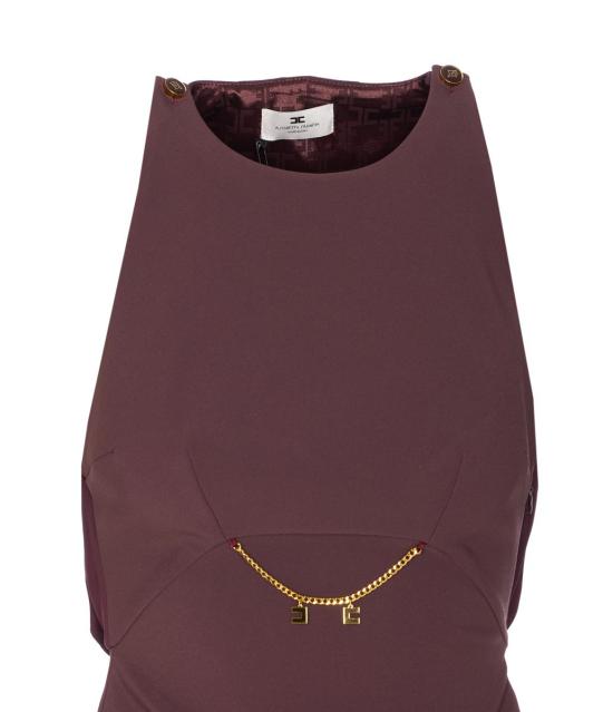 25FW 엘리자베타프랜치 숏 원피스 AB80856E2EA4 RED - ELISABETTA FRANCHI