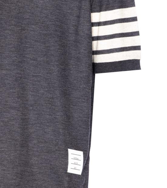 25FW 톰브라운 반팔 티셔츠 MJS292AJ0213015 GREY - THOM BROWNE