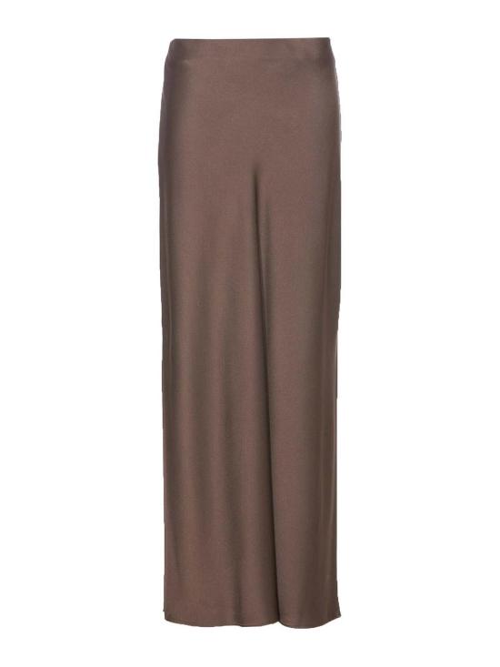 26SS 브루넬로 쿠치넬리 바이어스 컷 맥시 스커트 M0H38G3396C2925 BROWN