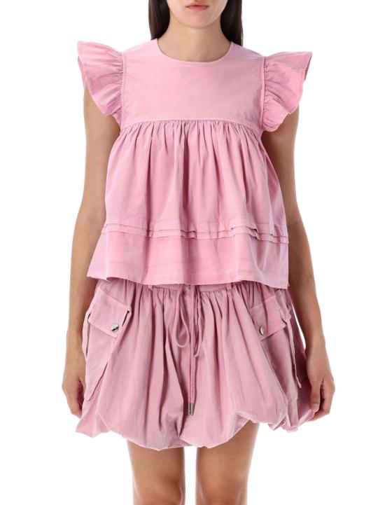 25FW 가니 블라우스 W08796977 Pink