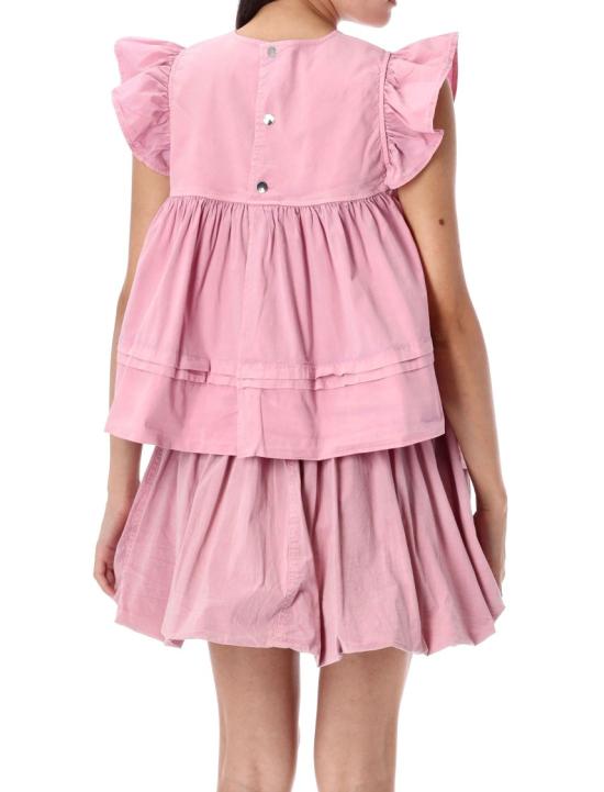 25FW 가니 블라우스 W08796977 Pink - GANNI