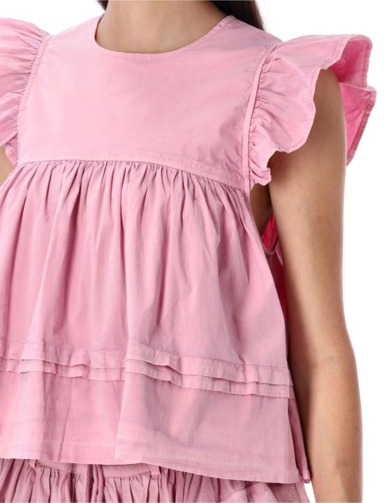 25FW 가니 블라우스 W08796977 Pink - GANNI