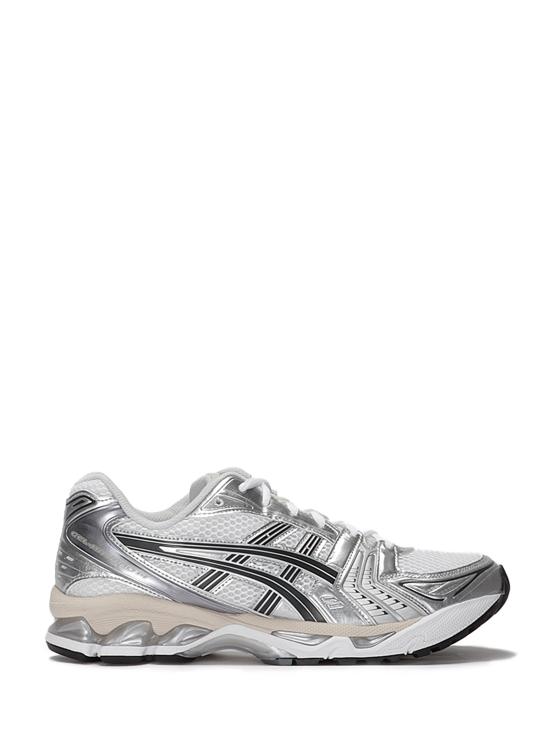 26FW 아식스 젤 카야노 14 스니커즈 1203A537 110 WHT GRPHTGRY