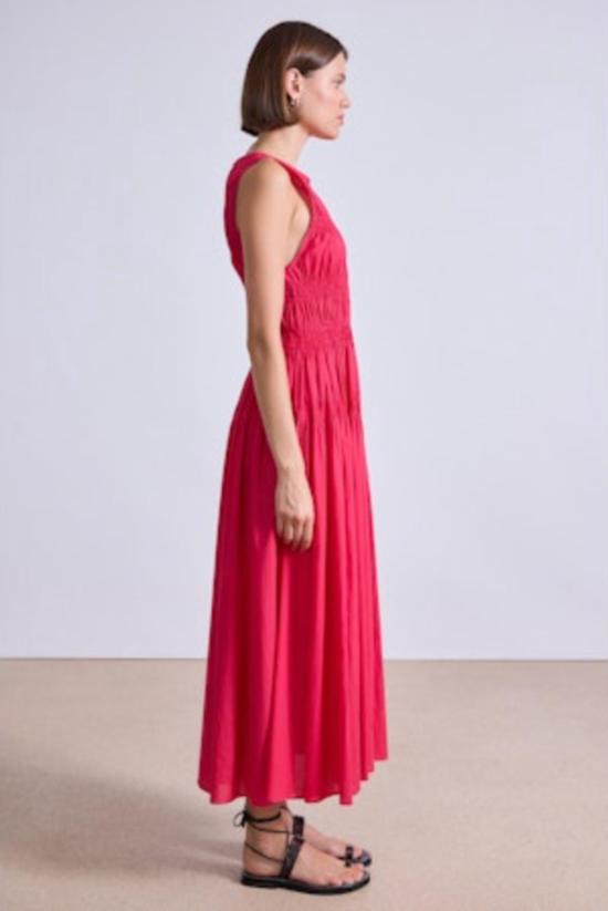  어피스 어파트 롱 원피스 어피스 아파트 파비아나 맥시 드레스 베리 - APIECE APART