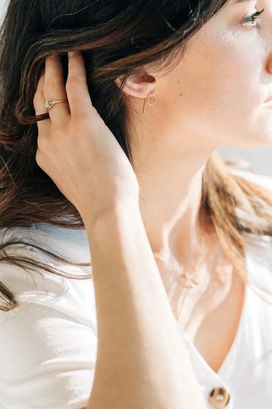  Sheena Marshall Jewelry 이어링 Eloise Earrings 재활용 14K 골드필 - OTHER BRANDS