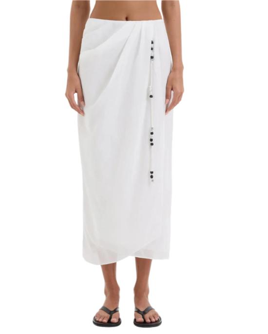  서 더 레이블 미디 스커트 아주라 - SIR. THE LABEL