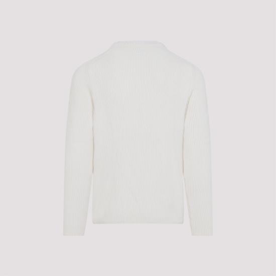 25FW 씨피 컴퍼니 풀 립 크루넥 렌즈 스웨터 19CMKN015A006608A103 GAUZE WHITE DOM - C.P. COMPANY