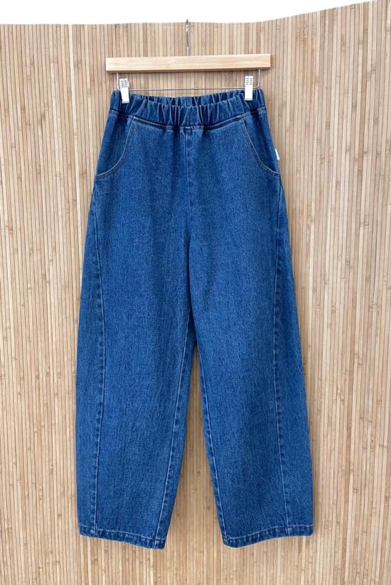  르 본 숍 데님 팬츠 Le Bon Shoppe 아크 팬츠 블루 데님 - Le Bon Shoppe
